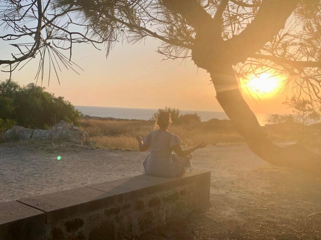 Meditation in Zypern