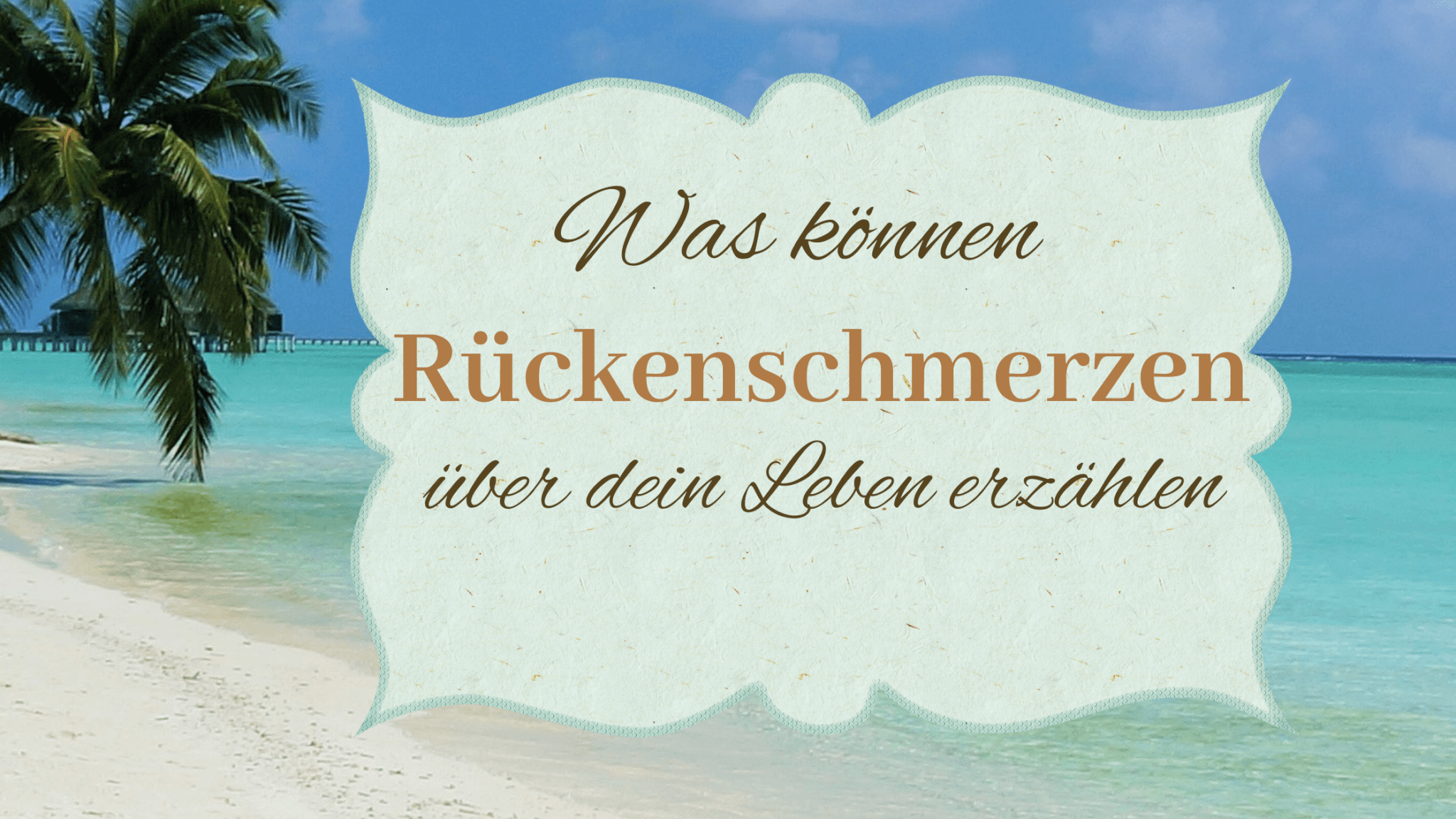 Rückenschmerzen